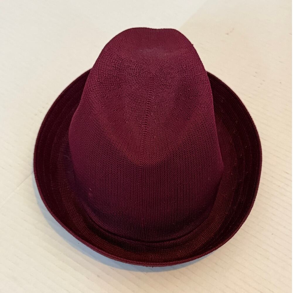 Men's Kangol Burgundy Tropic Player Breathable Polyester Blend Hat Size Small